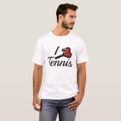 I Liebe Tennis T-Shirt (Vorne ganz)
