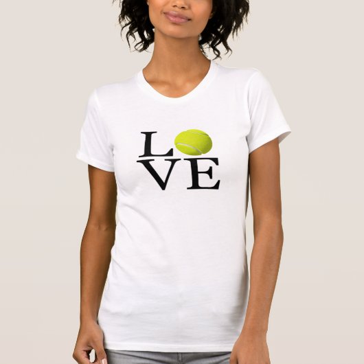I Liebe Tennis T - Shirt (Vorderseite)
