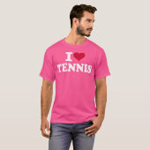 I Liebe Tennis T-Shirt (Vorne ganz)