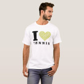 I Liebe Tennis T-Shirt (Vorne ganz)