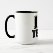 I Liebe Tennis - Tasse (Links)