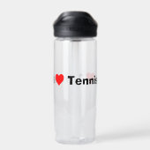 I Liebe Tennis Trinkflasche (Rückseite)