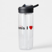 I Liebe Tennis Trinkflasche (Links)