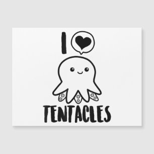 I Liebe Tentacles T - Shirt Niedliches Octopus-T-S Magnetkarte