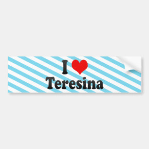 I Liebe Teresina, Brasilien Autoaufkleber