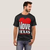 I Liebe Texas Best Zuhause Staat Ich Heart Texas T-Shirt (Vorne ganz)