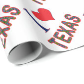 I. Liebe Texas Bluebonnet Geschenkpapier (Rolleneckpunkt)