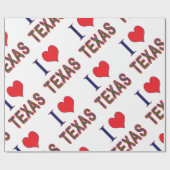 I. Liebe Texas Bluebonnet Geschenkpapier (Flach)