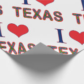I. Liebe Texas Bluebonnet Geschenkpapier (Ecke)