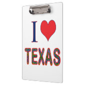 I. Liebe Texas Bluebonnet Klemmbrett (Links)