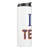 I. Liebe Texas Bluebonnet Thermosbecher (Nach links gedreht)