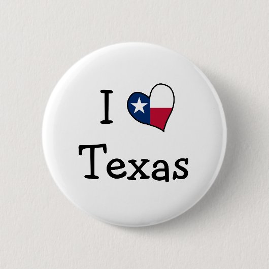 I Liebe Texas Button (Vorderseite)