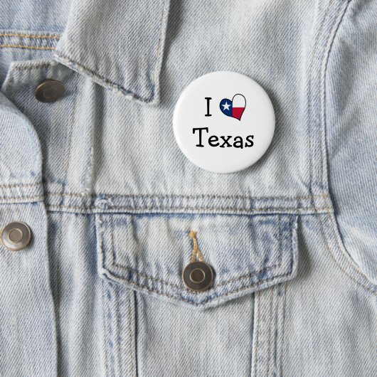 I Liebe Texas Button (Beispiel)