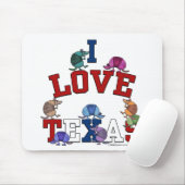 I Liebe Texas-Colorful Armadillos Mousepad (Mit Mouse)
