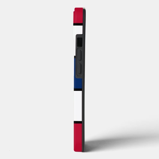 I Liebe Texas farblich passende Streifen Retro-Fla Case-Mate iPhone Hülle (Rückseite / Links)