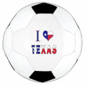 I Liebe Texas Flag Fußball (Vorderseite)