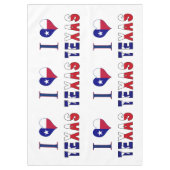 I Liebe Texas Flag Tischdecke (Vorderseite)