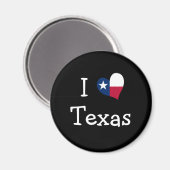 I Liebe Texas Magnet (Vorderseite/Rückseite)