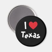 I Liebe Texas Magnet (Vorderseite/Rückseite)