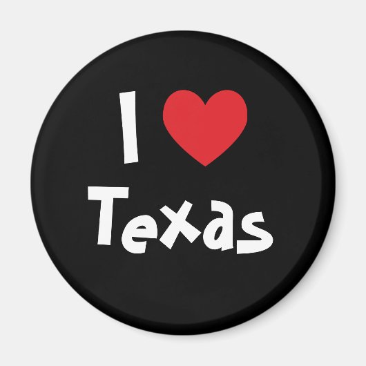 I Liebe Texas Magnet (Vorne)