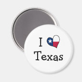 I Liebe Texas Magnet (Vorderseite/Rückseite)