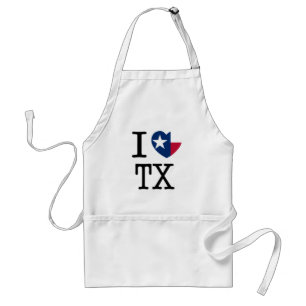 I Liebe-Texas-Schürze Schürze