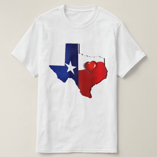 I Liebe Texas T-Shirt (Design vorne)