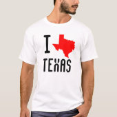 I Liebe Texas T-Shirt (Vorderseite)