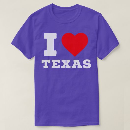 I Liebe Texas T-Shirt (Design vorne)