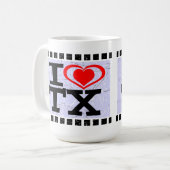I Liebe Texas - Tasse (Vorderseite Links)