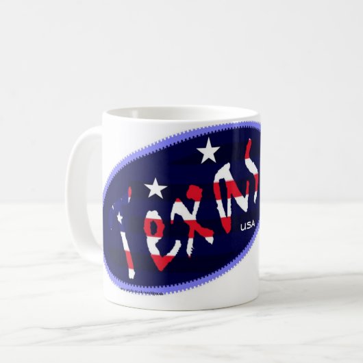 I Liebe-Texas-Tasse Kaffeetasse (Vorderseite Links)