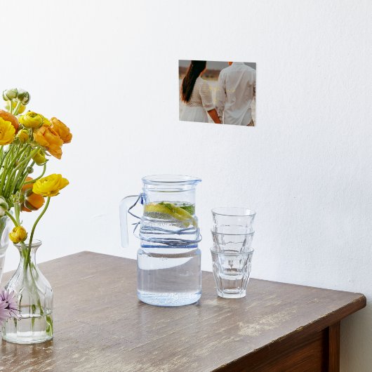 i LIEBE | TEXT GOLD HEART Foto Foliendrucke (Ablage(Küche))