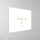 i LIEBE | TEXT GOLD HERZ Foliendrucke (Ablage )