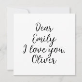 I Liebe Textvorlage (Vorderseite)