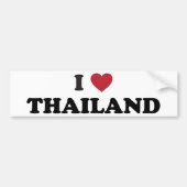I Liebe Thailand Autoaufkleber (Vorne)