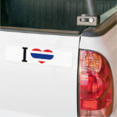 I Liebe Thailand Autoaufkleber (Auf Lkw)