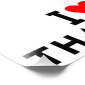 I Liebe Thailand Land wie Herztourismus Fotodruck (Ecke)