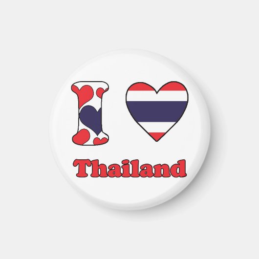 I Liebe Thailand Magnet (Vorne)