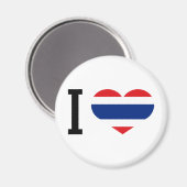I Liebe Thailand Magnet (Vorderseite/Rückseite)