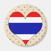 I Liebe Thailand Magnet (Vorne)