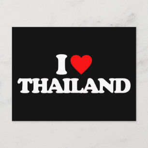 I LIEBE THAILAND POSTKARTE