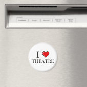 I Liebe Theater Magnet (In Situ (Geschirrspüler))