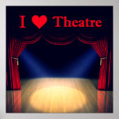 I Liebe Theater Poster (Vorne)