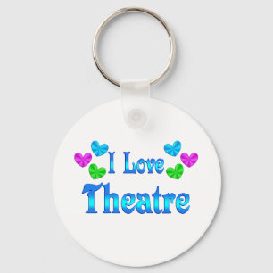 I Liebe Theater Schlüsselanhänger