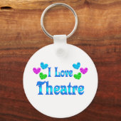I Liebe Theater Schlüsselanhänger (Vorderseite)
