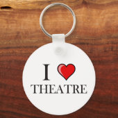 I Liebe Theater Schlüsselanhänger (Vorderseite)