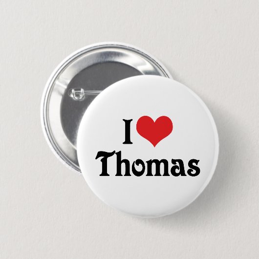 I Liebe Thomas Button (Vorne & Hinten)