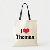 I Liebe Thomas Tragetasche (Vorne)