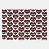 I Liebe Thrillers Geschenkpapier Set (Vorderseite)