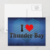 I Liebe Thunder Bay, Kanada Postkarte (Vorne/Hinten)